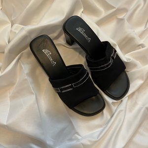 90s Block Heeled Sandals